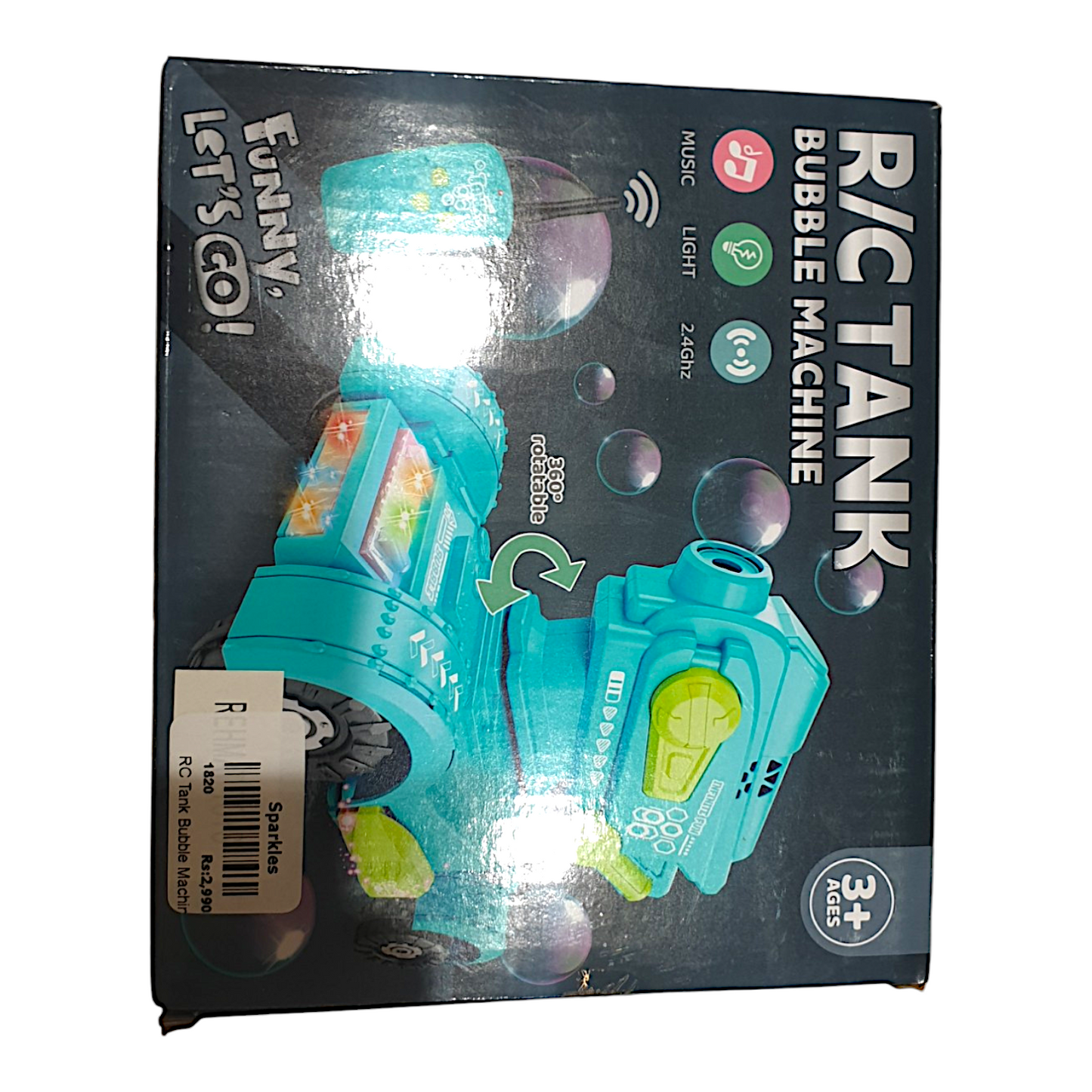 RC Tank Bubble Machine