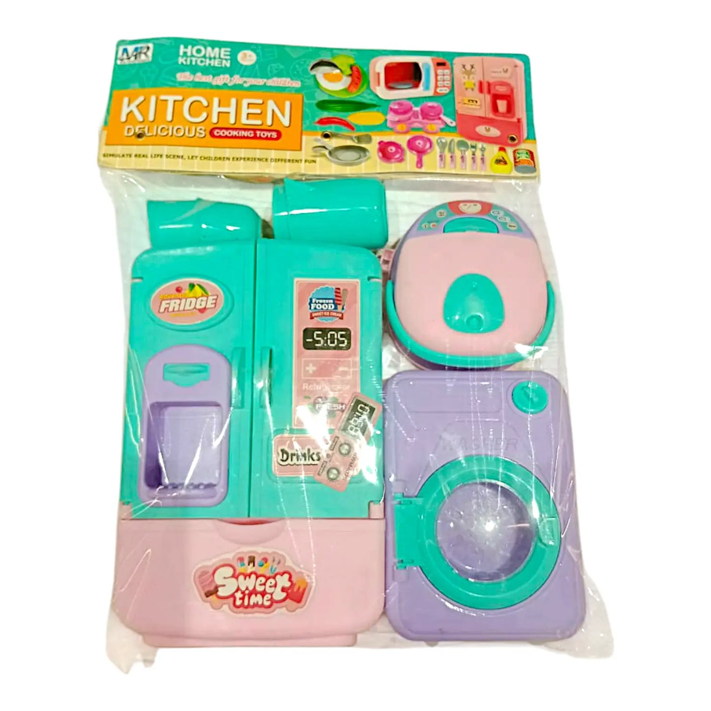 Kitchen Set with Fridge 2171 Sparkles