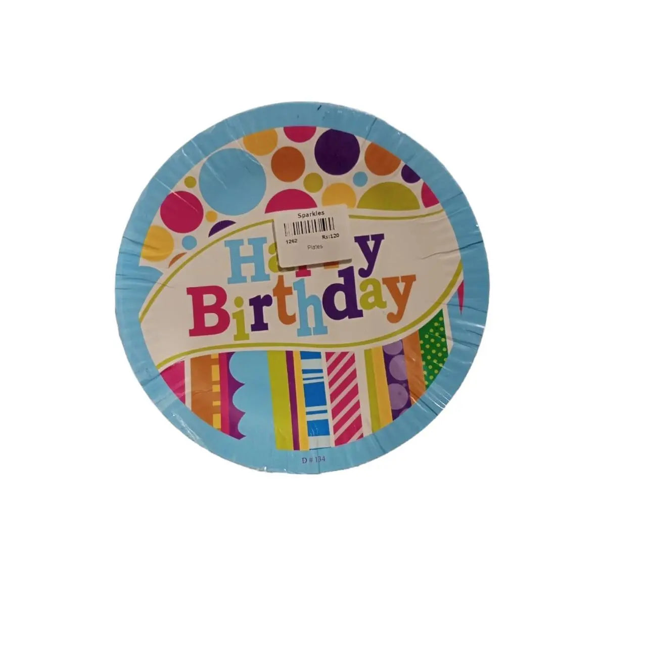 Birthday Plates Sparkles