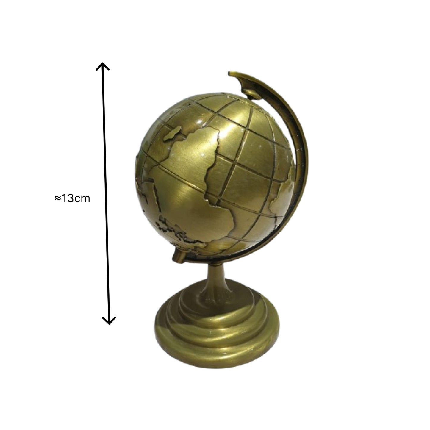 Metal Globe Golden