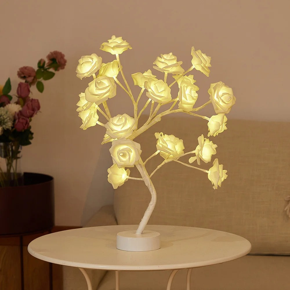 Rose Blossom LED Tree Lamp