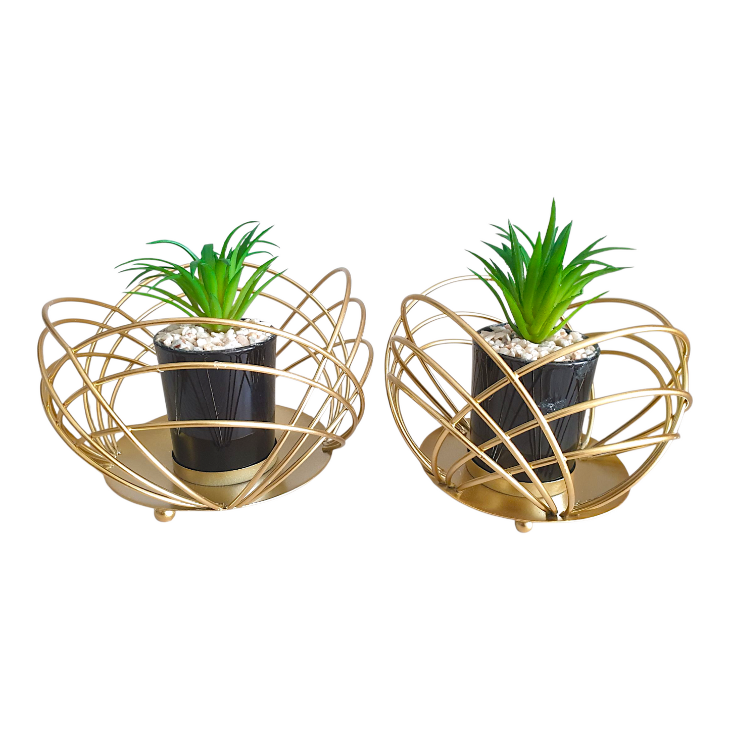 Caged plant pot