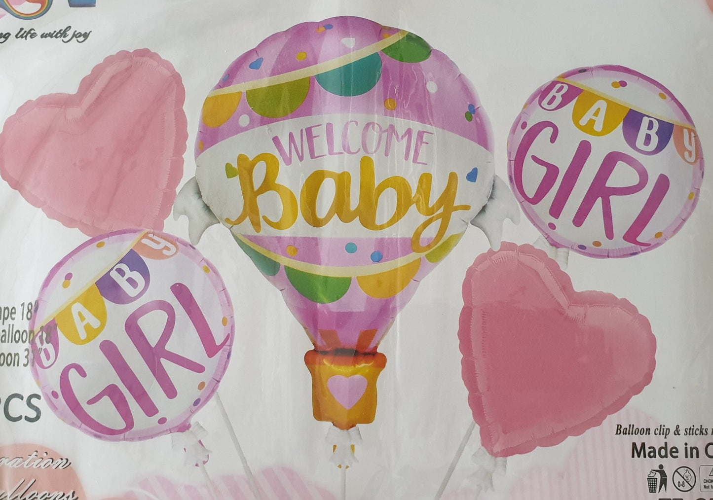 Foil Balloons (Baby Girl)