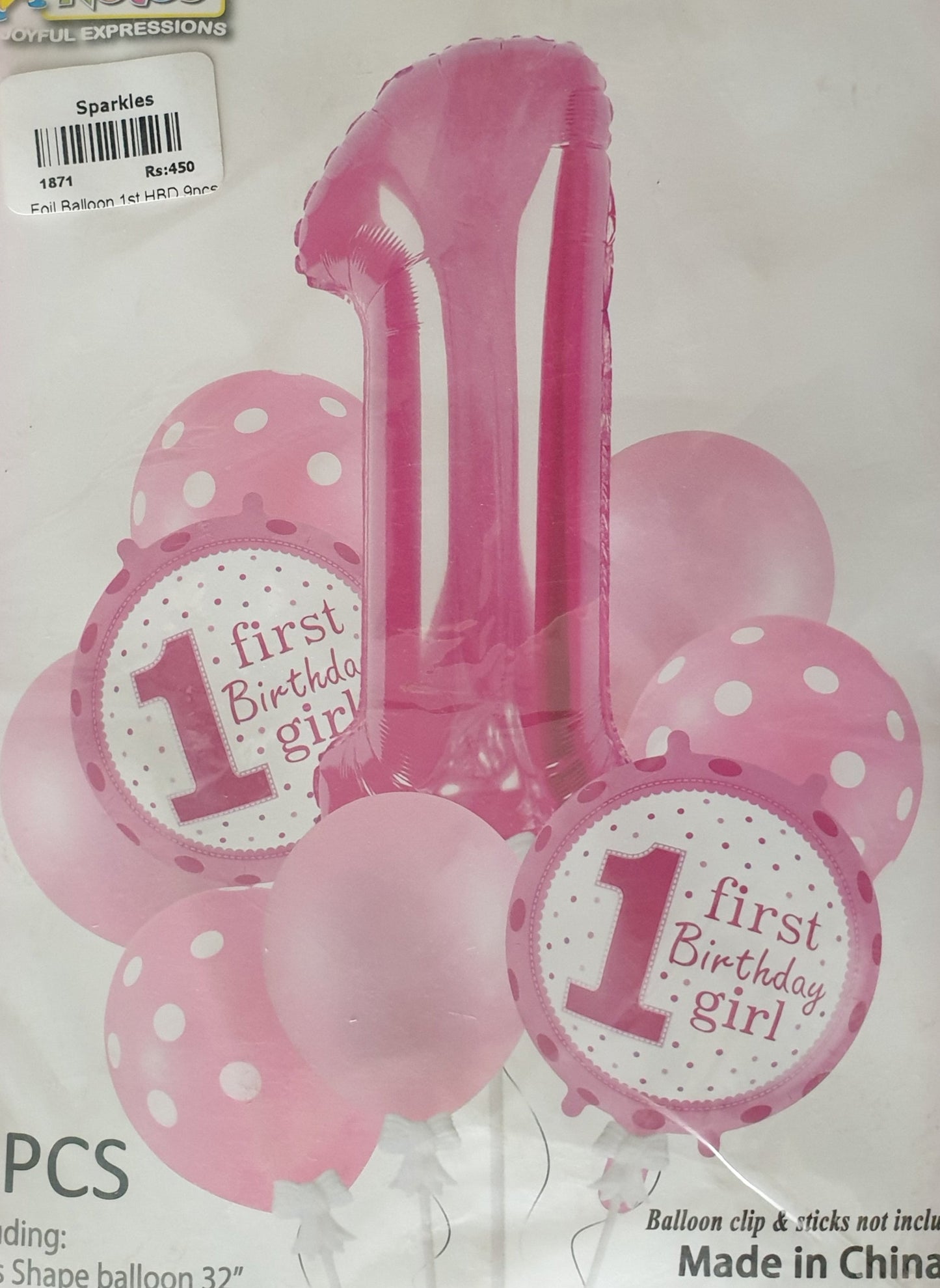 Foil Balloons (Baby Girl)