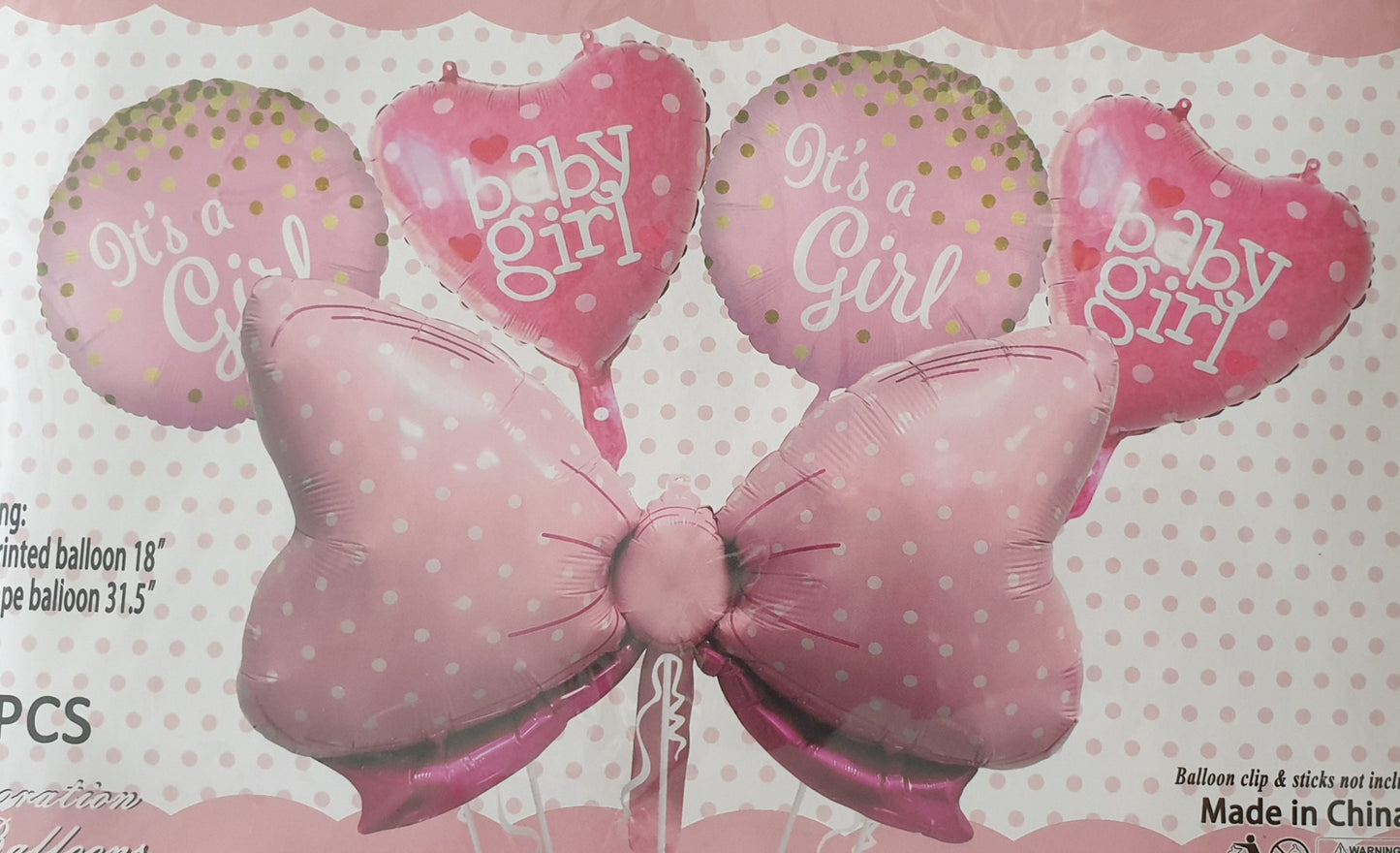 Foil Balloons (Baby Girl)