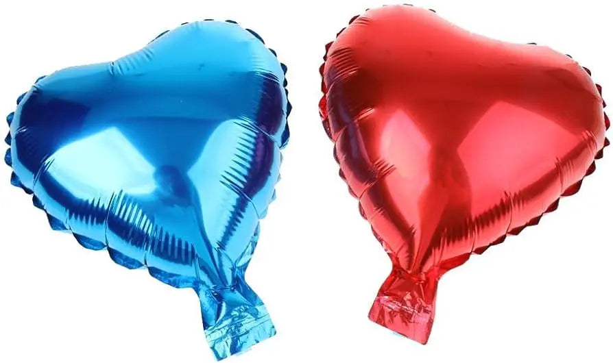 Heart design foil balloons Sparkles