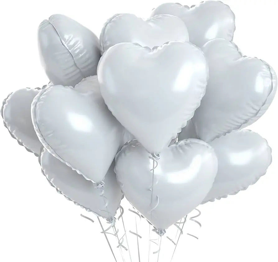 Foil heart shape balloon 10 Sparkles
