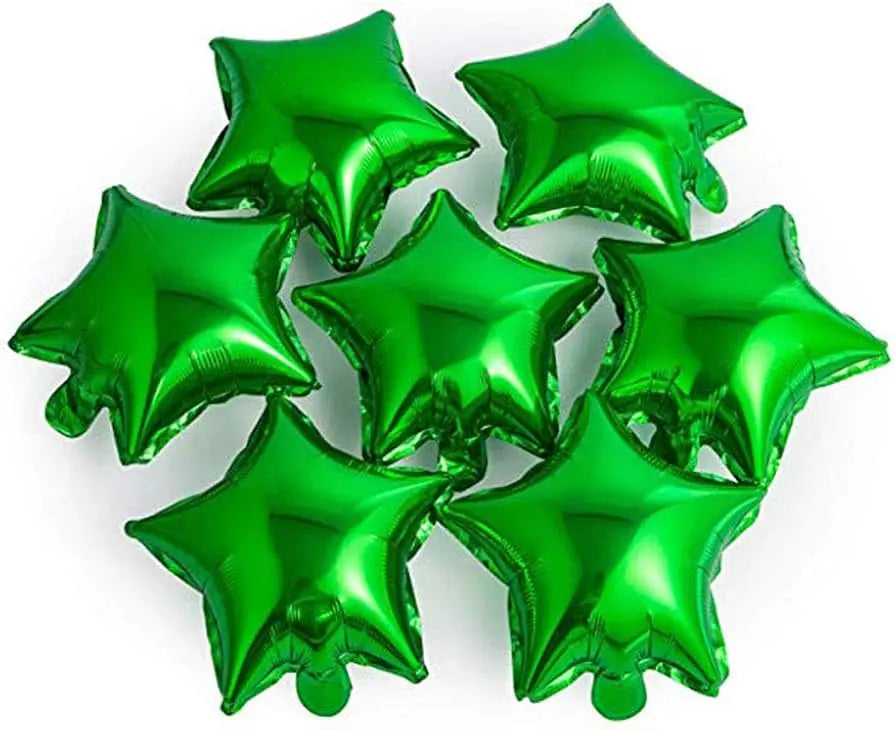 Star Shape foil balloons 10 inches Sparkles