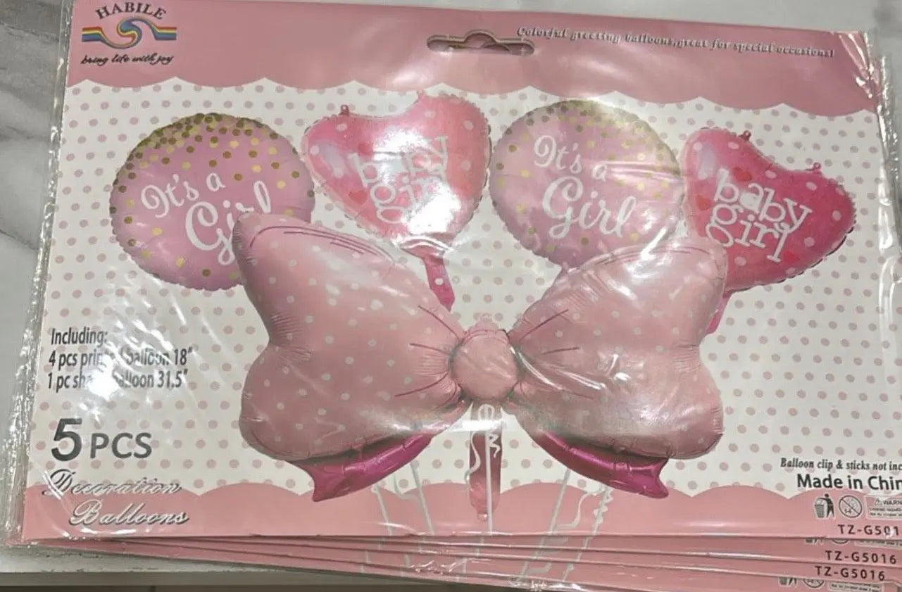 Foil Balloons 5 pcs sets Sparkles