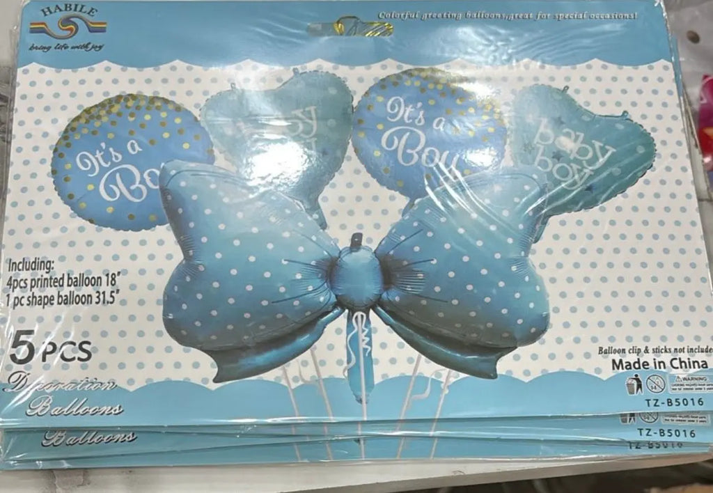 Foil Balloons 5 pcs sets Sparkles