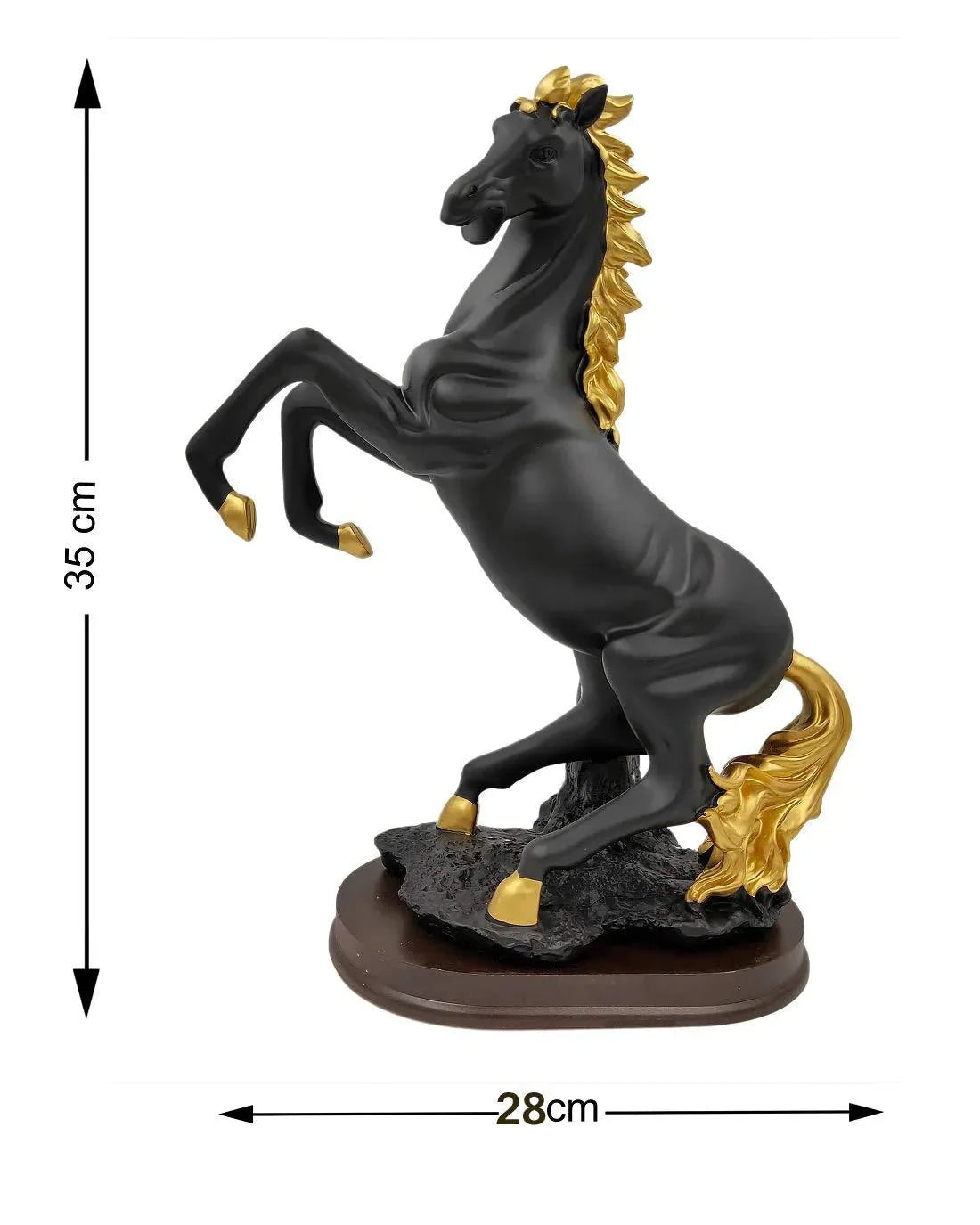 Majestic Stallion Decor Statue