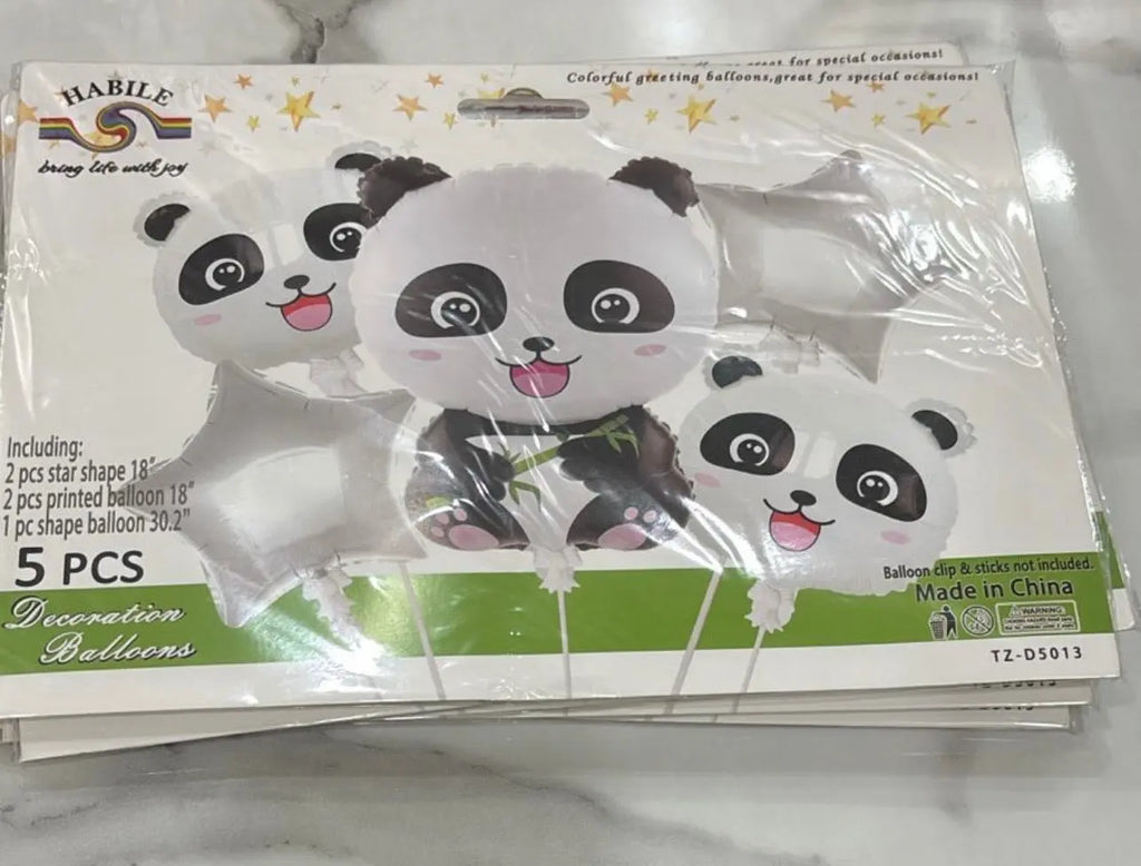 Foil Balloons 5 pcs sets Sparkles