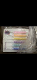 Slim Rainbow twisted colour candles Sparkles