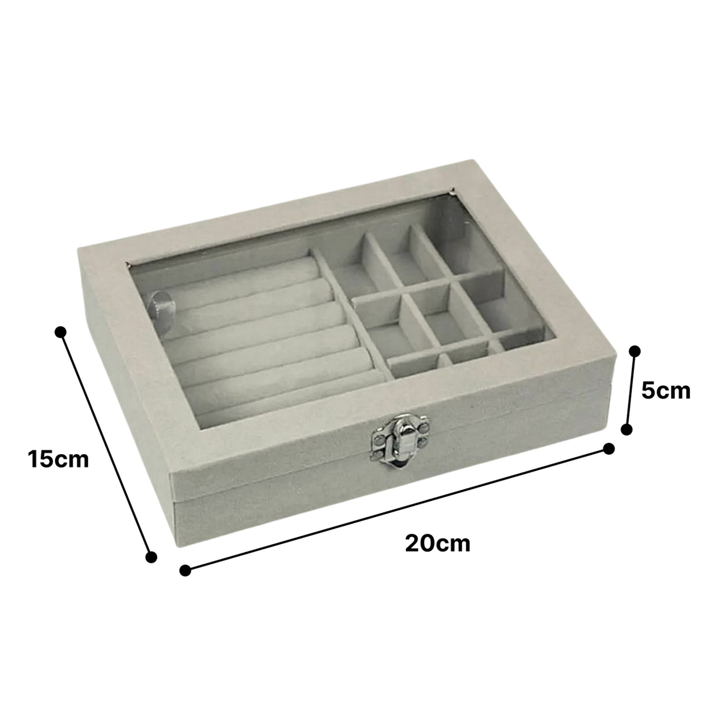 Blush View Jewelry Organizer Box