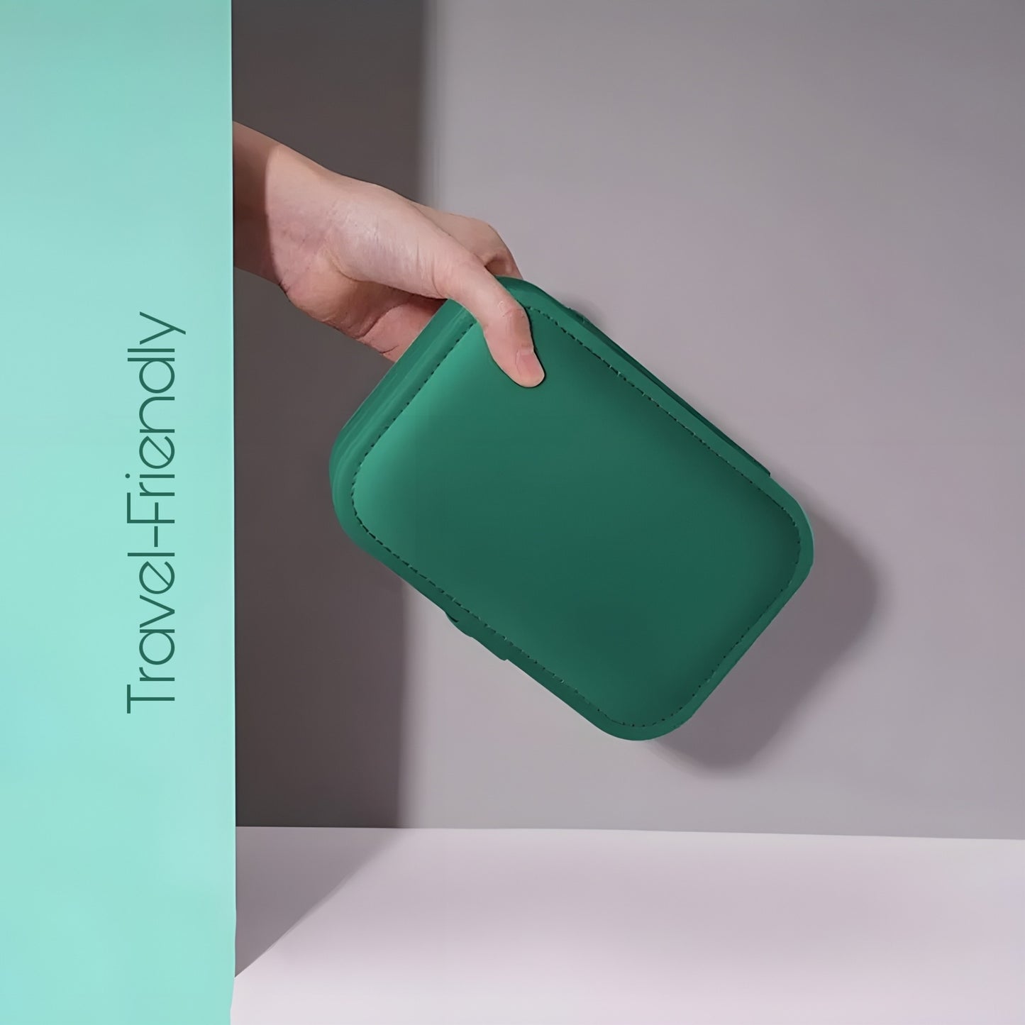 Emerald Luxe Jewelry Organizer Box