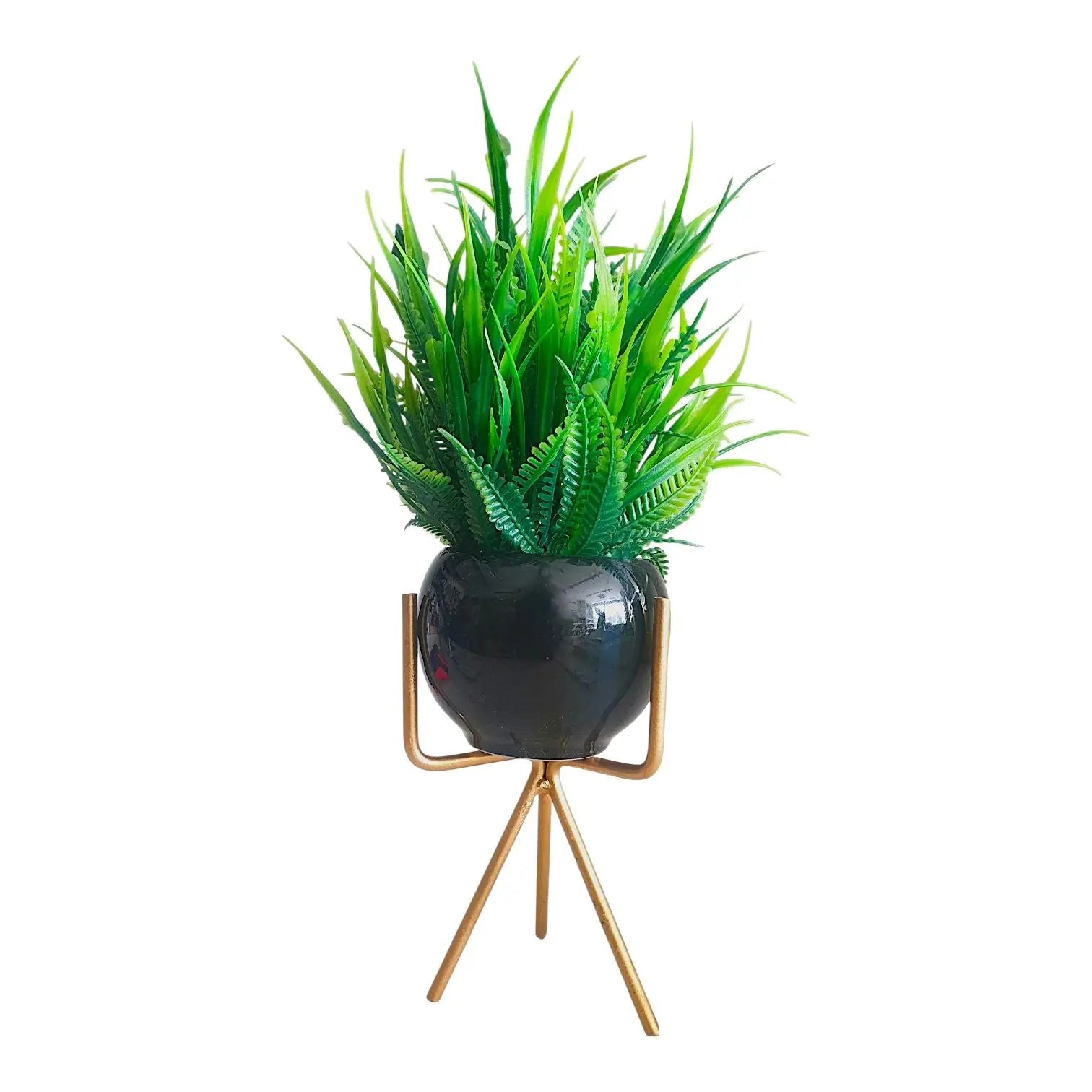 Metal Stand Plant Pot Sparkles