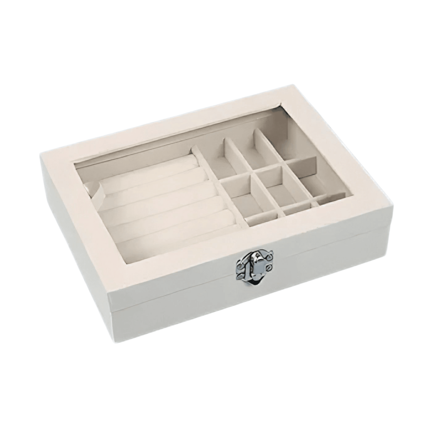 Veluxe Glass-Top Jewelry Display Box