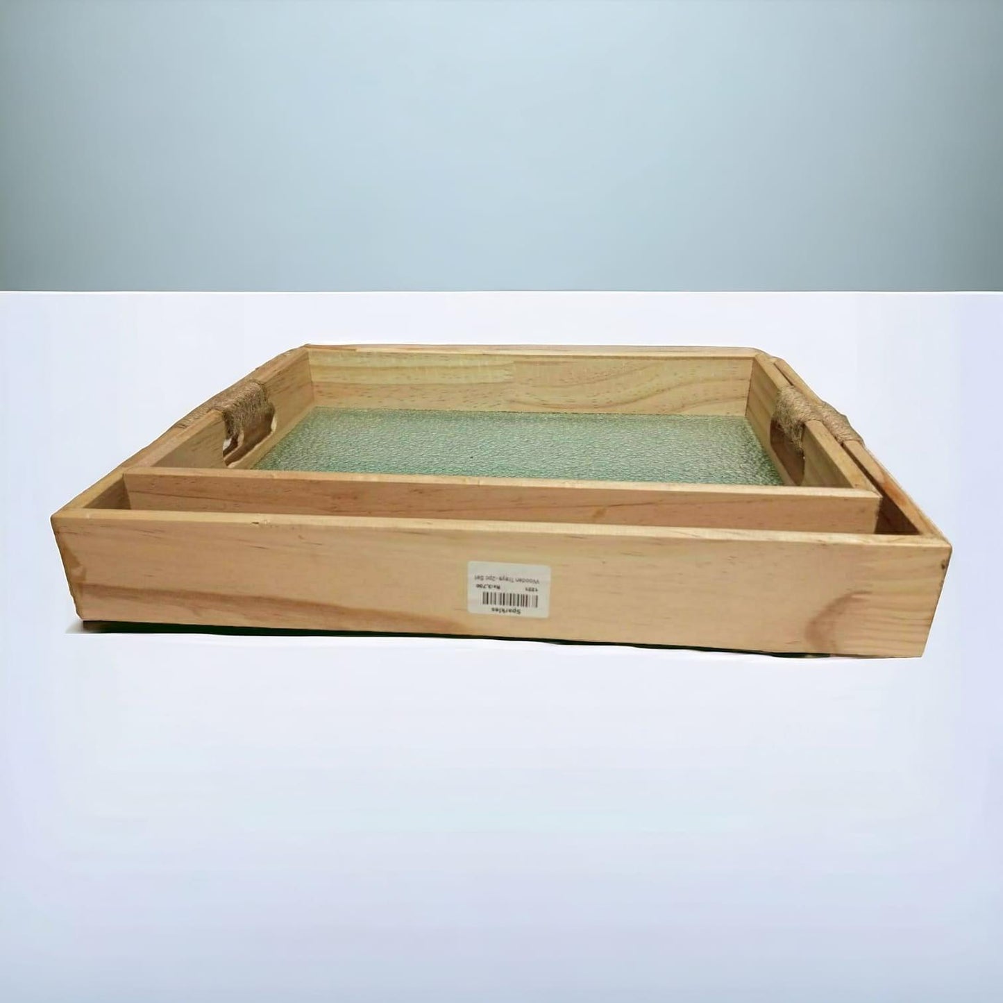 Wooden Tray Set