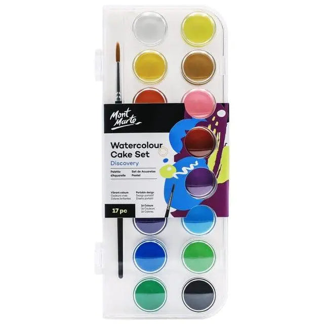 Mont Marte Water Color Cake Set Sparkles