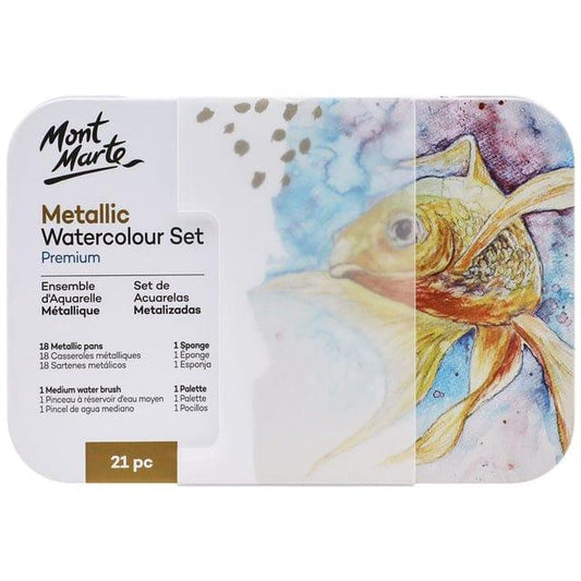 Mont Marte Metallic Water Color Set (Premium)