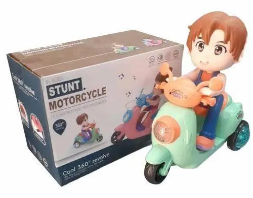 Doll Stunt Motorcycle 1302 Sparkles
