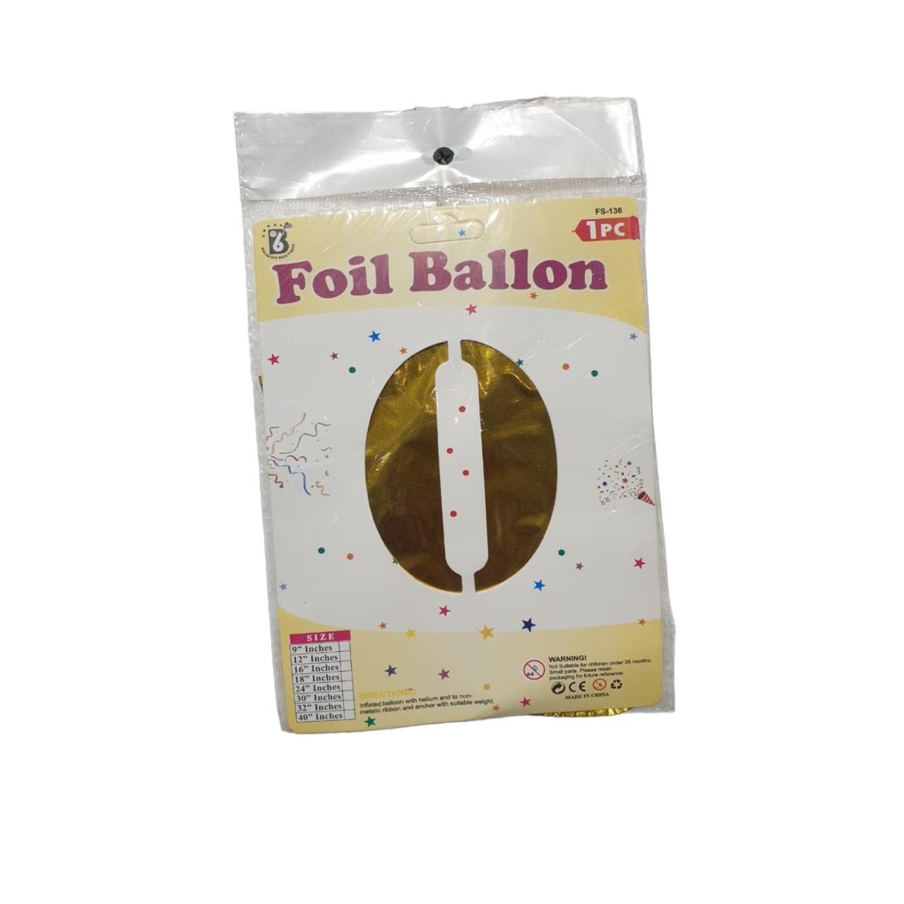 Foil Balloons Numbers