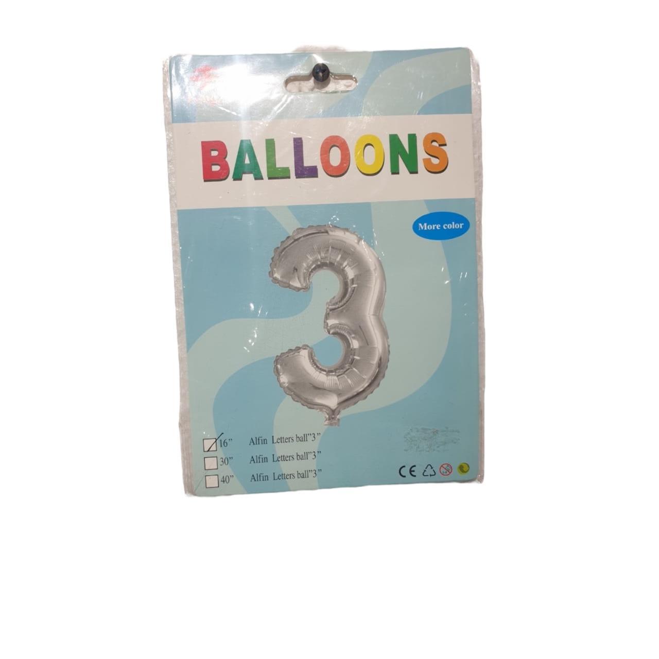 Foil Balloons Numbers