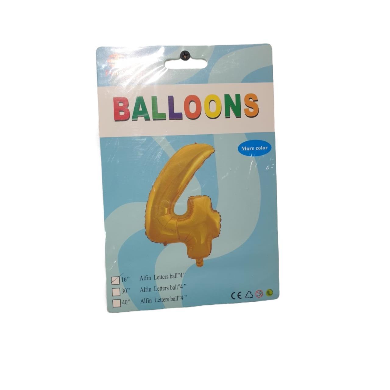 Foil Balloons Numbers