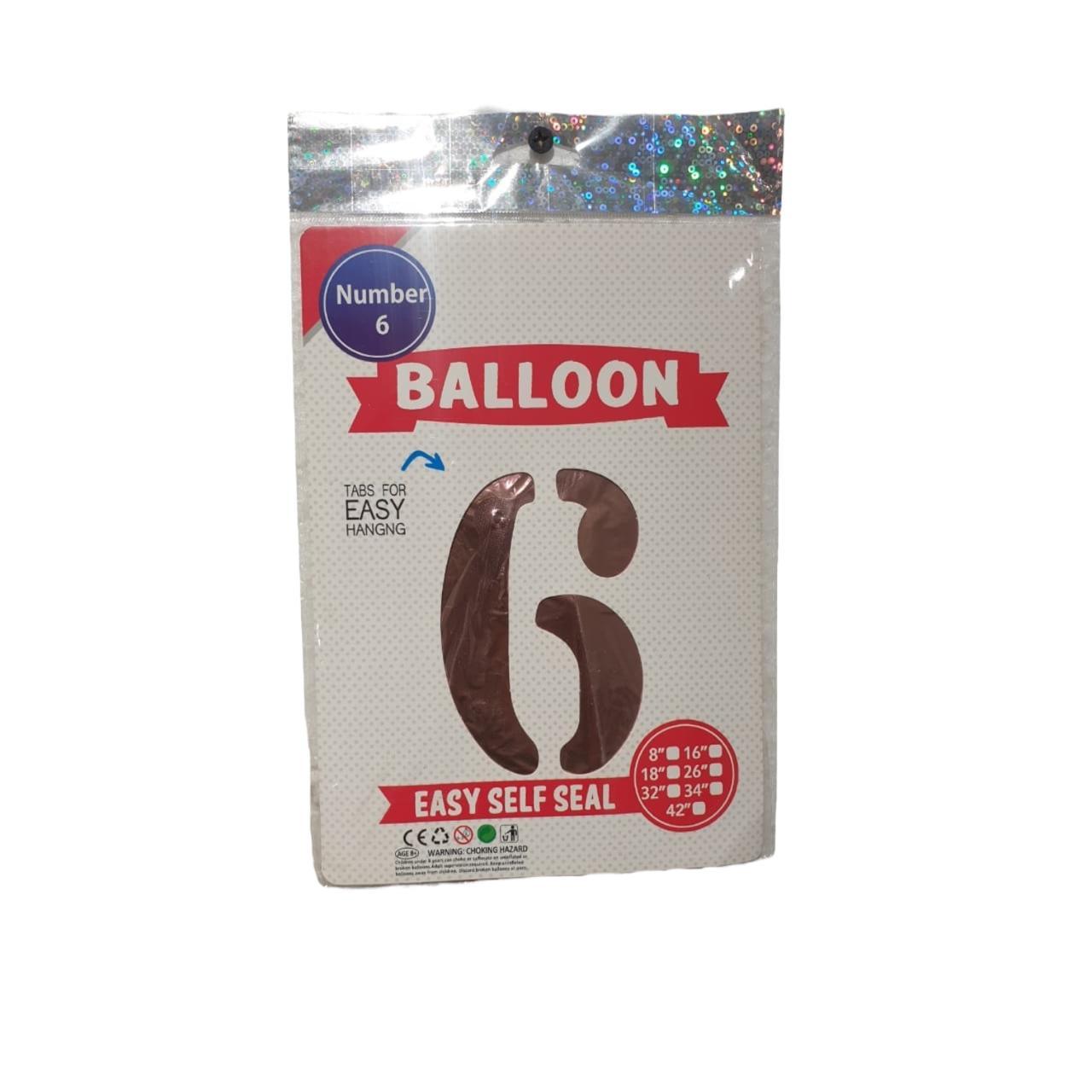 Foil Balloons Numbers