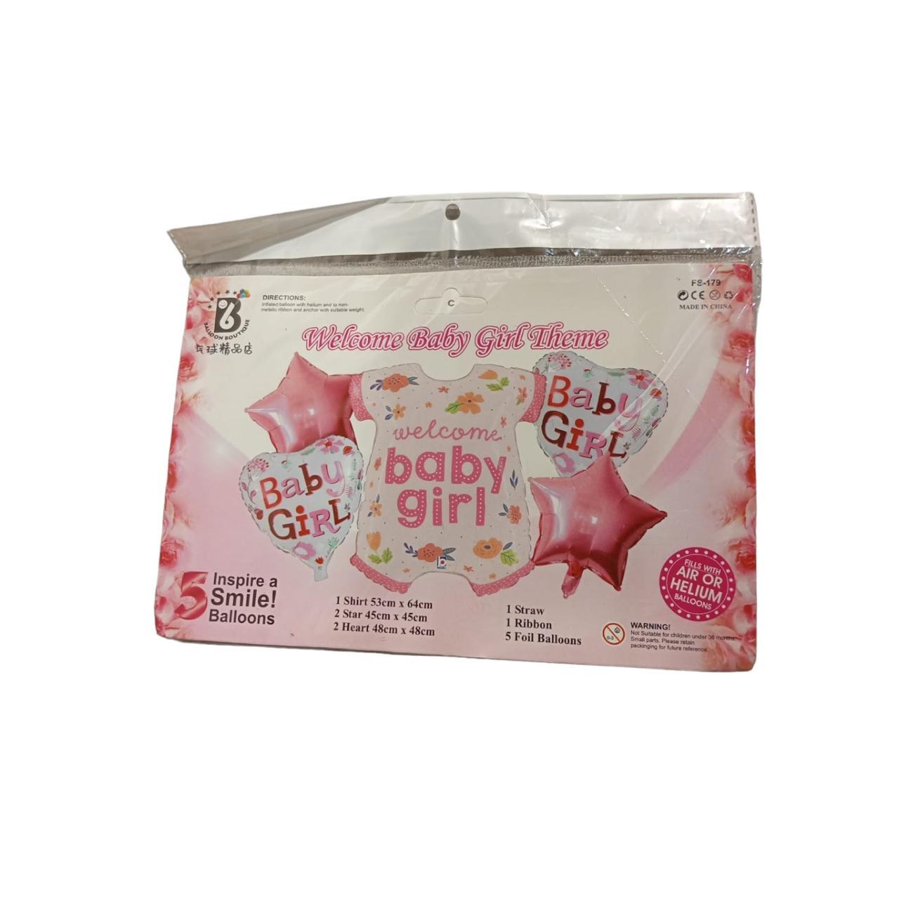 Foil Balloons (Baby Girl)