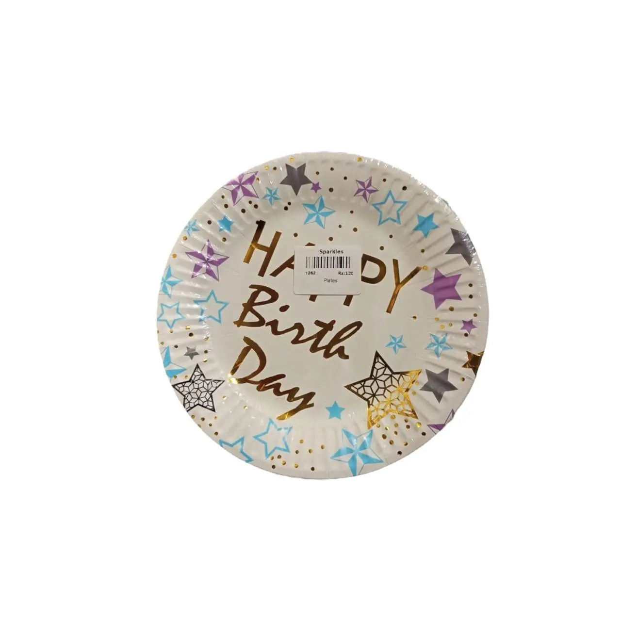 Birthday Plates Sparkles