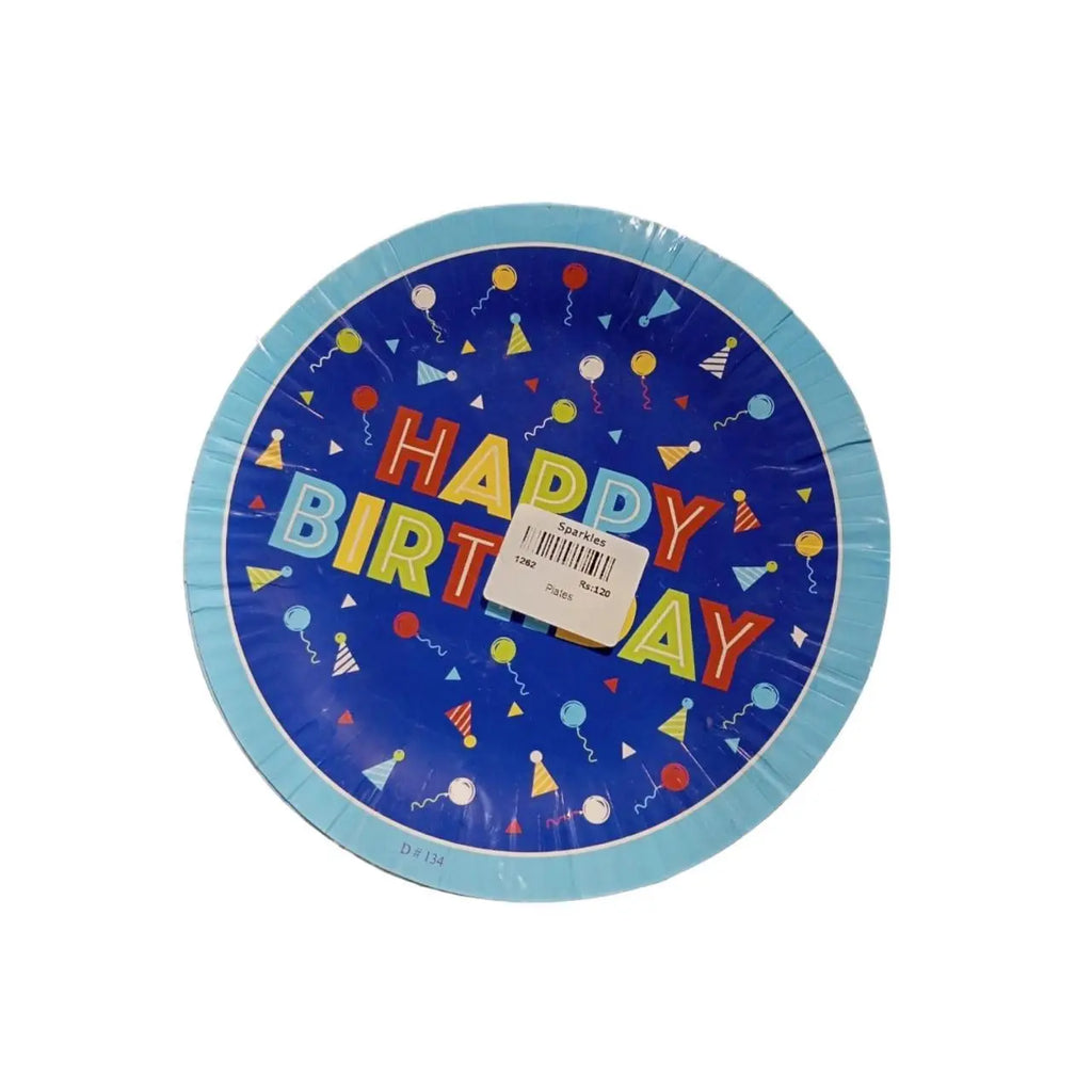 Birthday Plates Sparkles