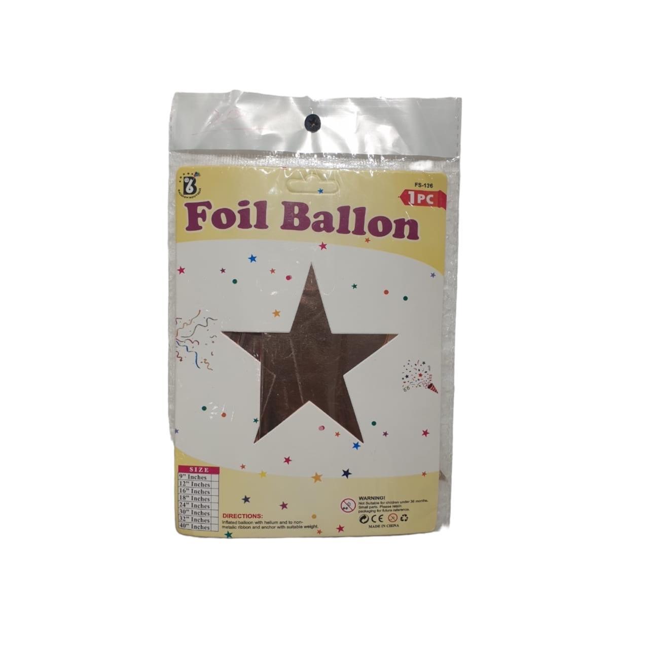 Foil Balloons Heart/Star