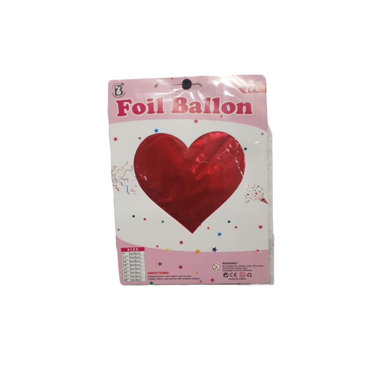 Foil Balloons Heart/Star