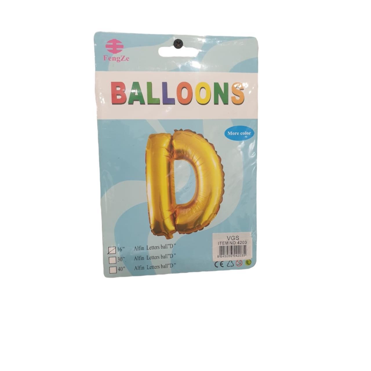 Foil Balloons Alphabets