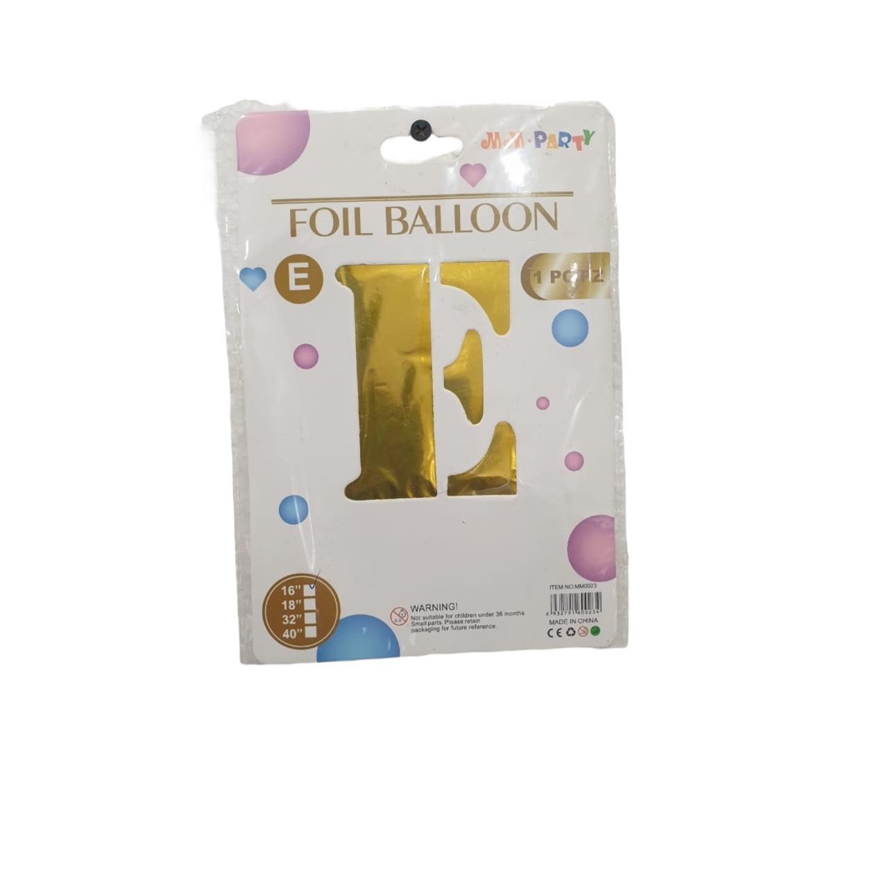 Foil Balloons Alphabets