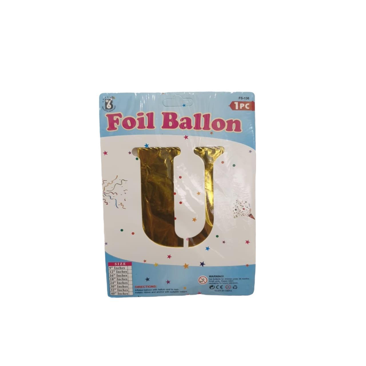 Foil Balloons Alphabets