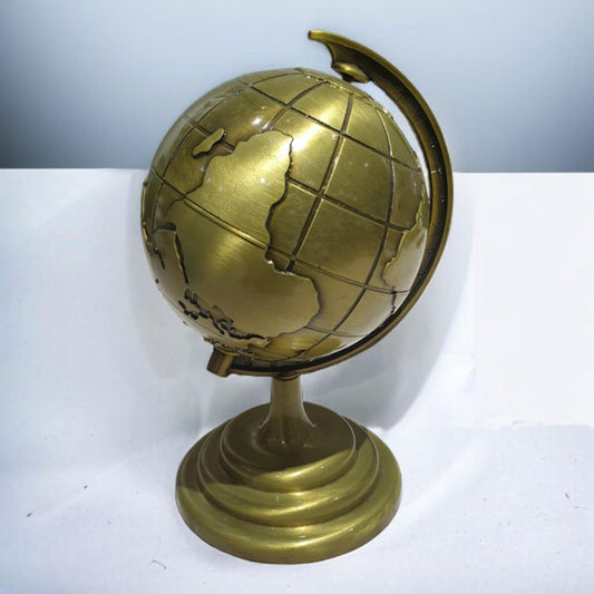 Metal Globe Golden