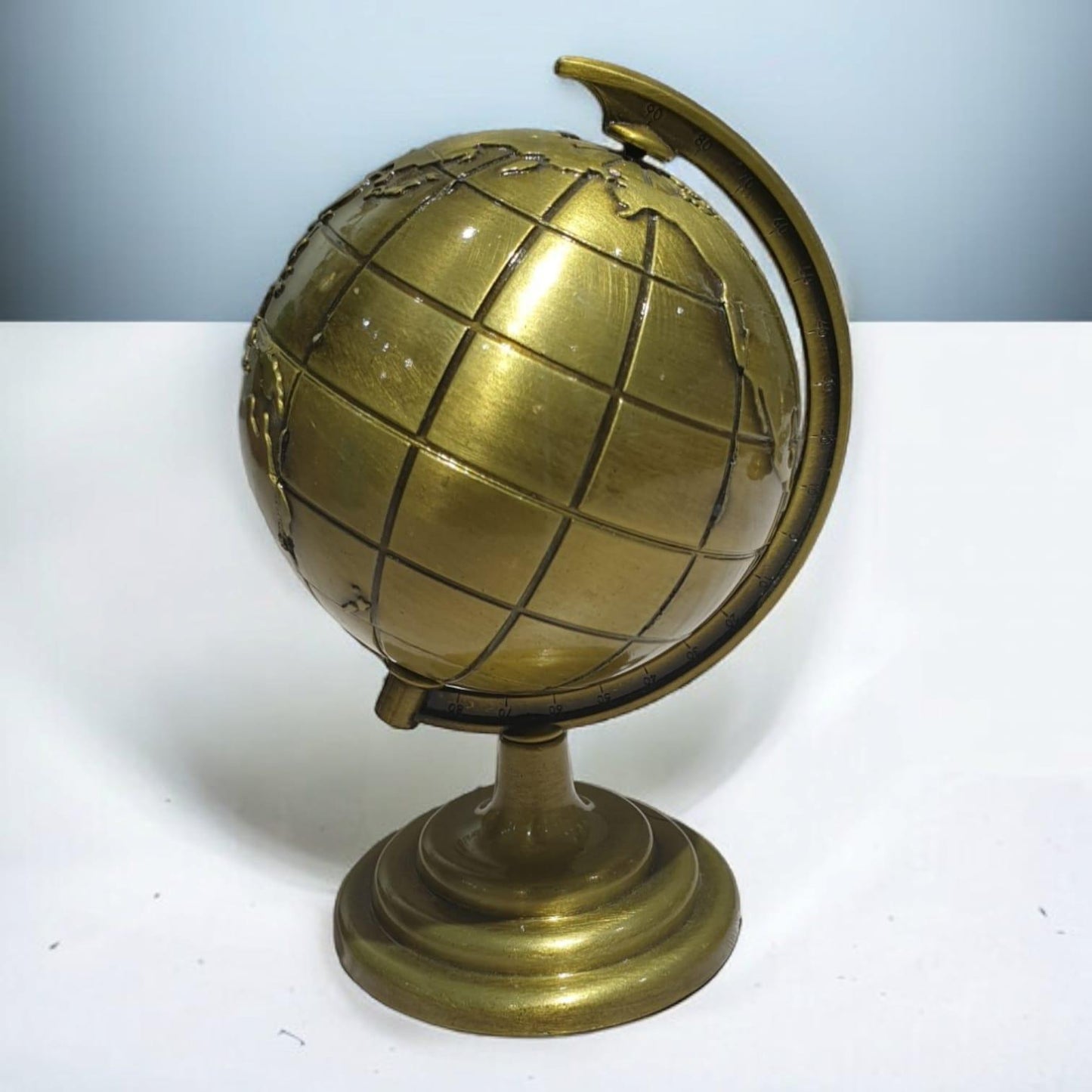 Metal Globe Golden