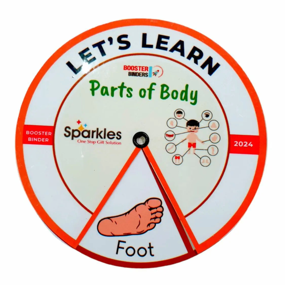 Boosterbinders Spinning Wheel Sparkles