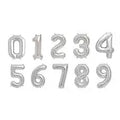 Numbers Silver - 16 inches Sparkles