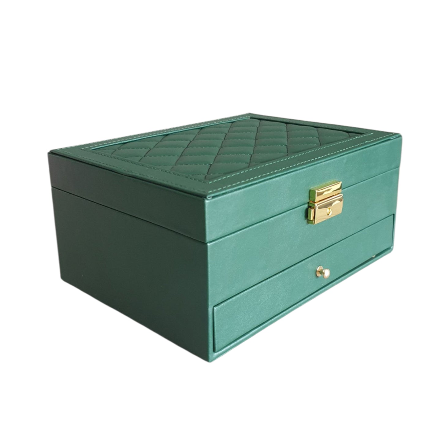 Royale Dual-Layer Jewelry Organizer Box