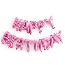 Happybirthday Foil Letter Balloons Sparkles