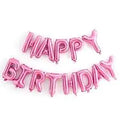 Happybirthday Foil Letter Balloons Sparkles