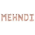 Mehndi Foil Letter Balloons Sparkles