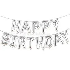 Happybirthday Foil Letter Balloons Sparkles