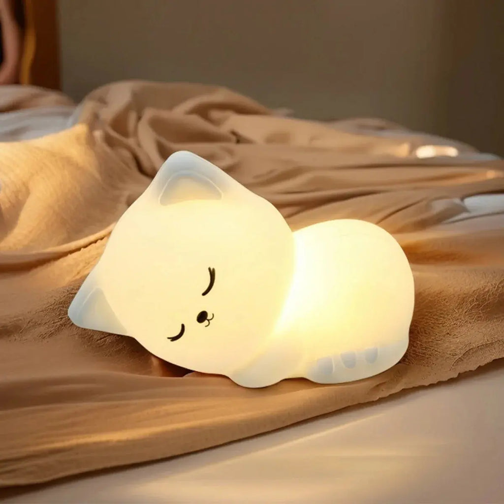 Cozy Cat Night Light Sparkles