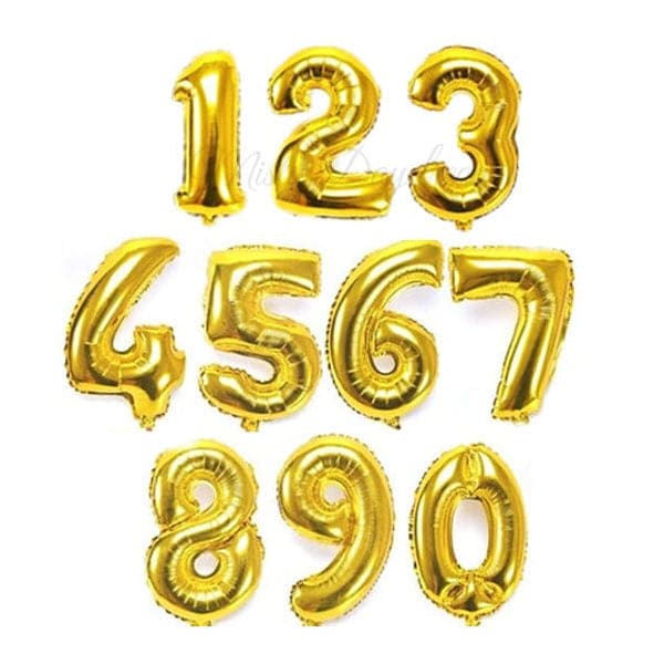 Foil Balloons Numbers