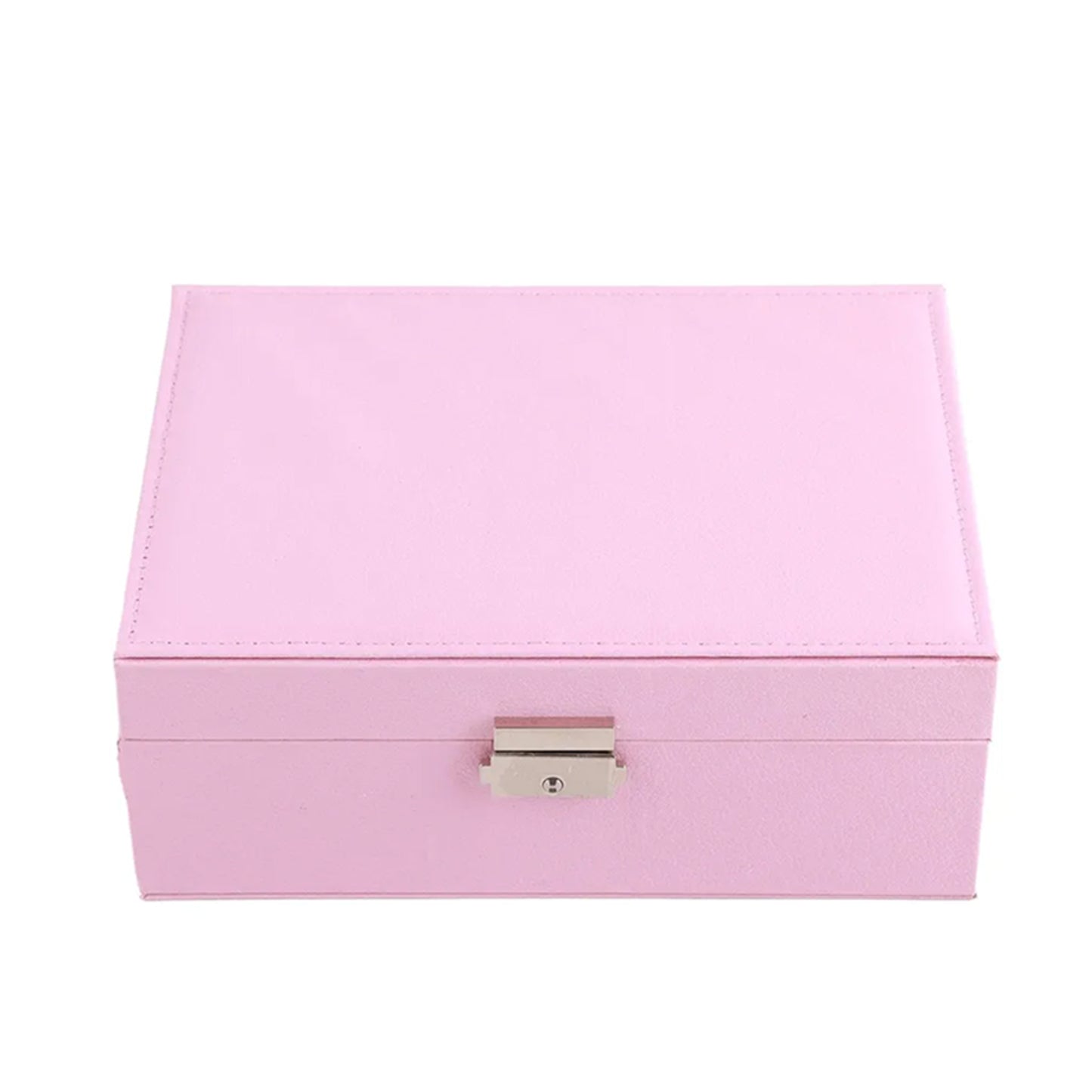 Blush Velvet Jewelry Organizer Box